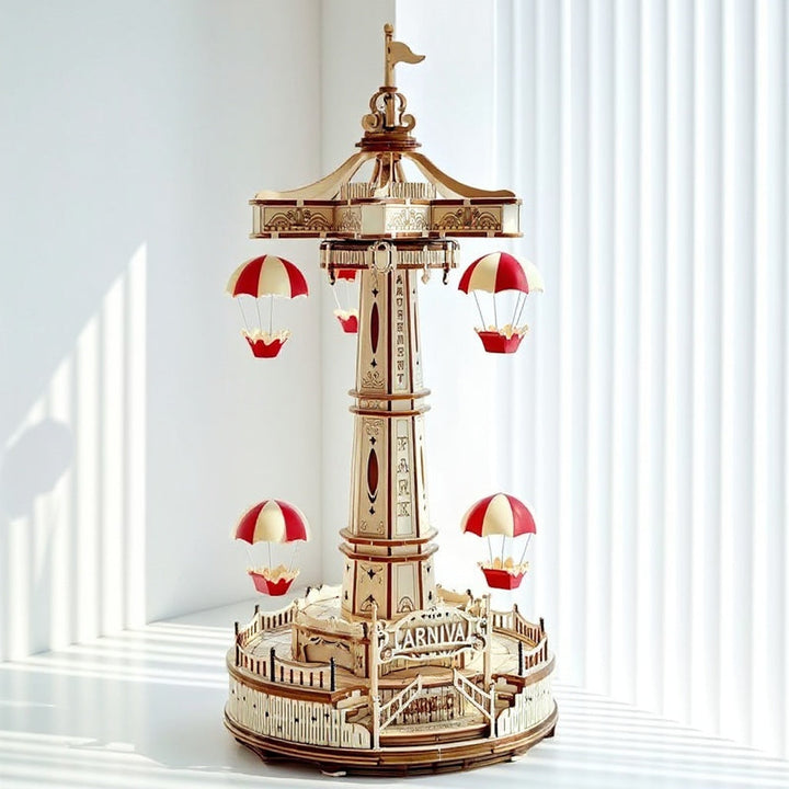 Skanto | Tre 3D Puslespill DIY Karnevalstårn Kitt