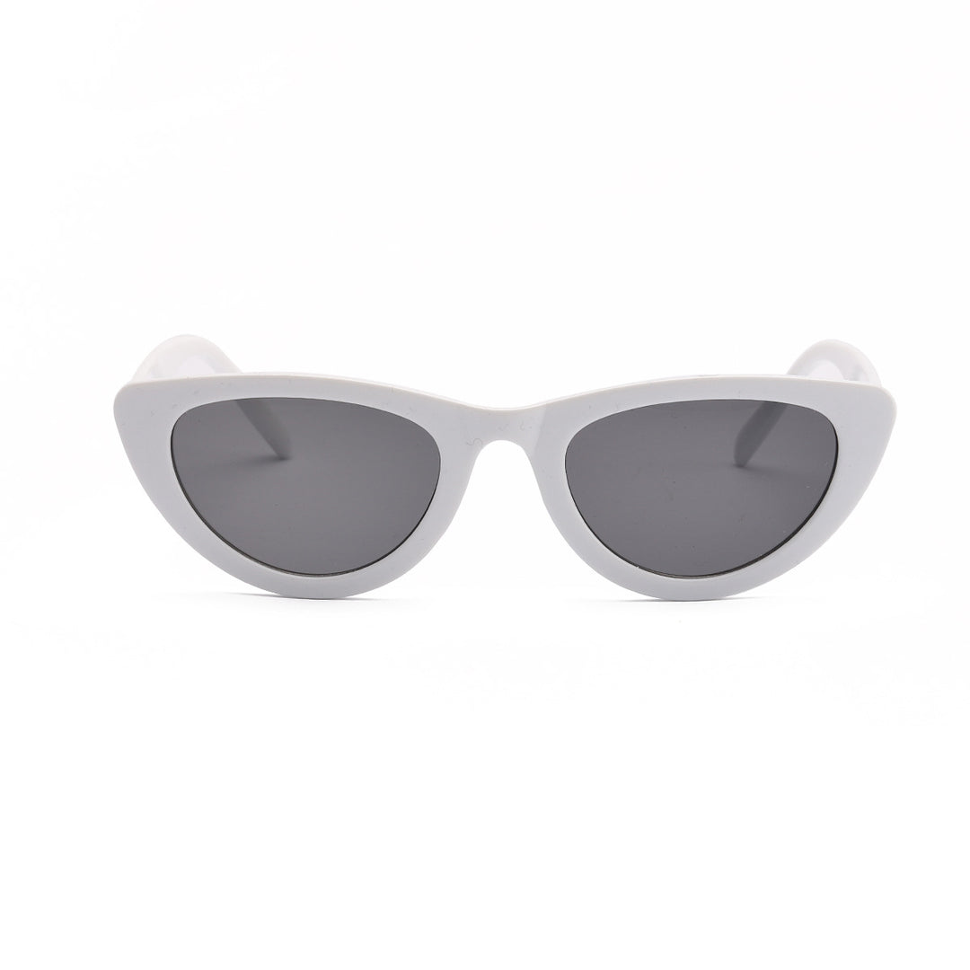 Dame Cat-Eye Solbriller med elegant geometrisk design Skanto