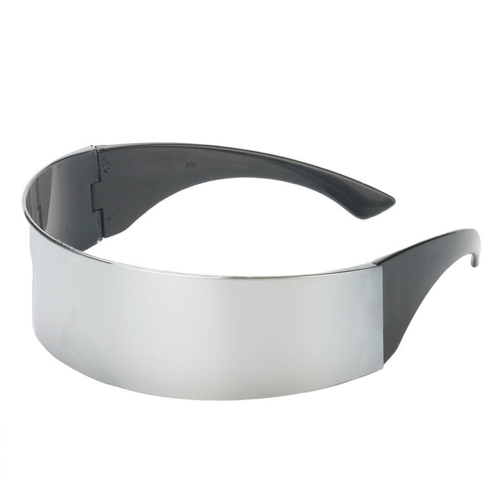 Damer futuristisk visir-lignende solbrille Skanto