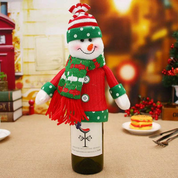 Skanto | Juledekorasjoner Julevinflaske Sokker