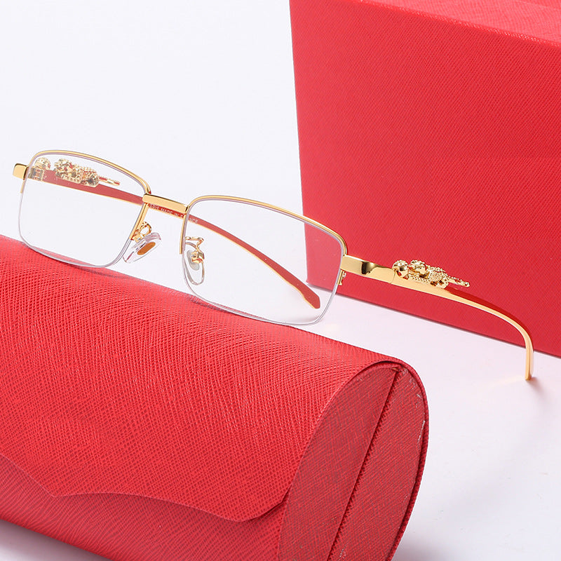 Dame Elegant Korreksjonsbrille med filigran design og høykvalitets metallramme Skanto