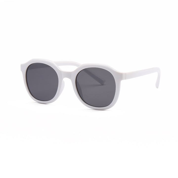 Dame moteriktig solbrille med fasetterte rammer og UV-beskyttelse Skanto