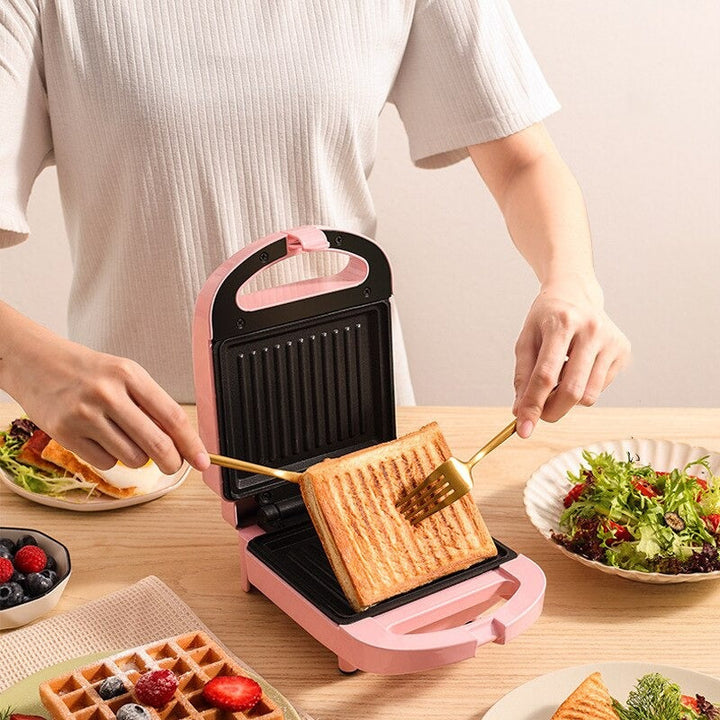 Skanto | 2-i-1 Sandwichmaker & Brødristing | Non-Stick Auto-Tetting Plater for Rask Frokost, Snacks & Enkel Rengjøring