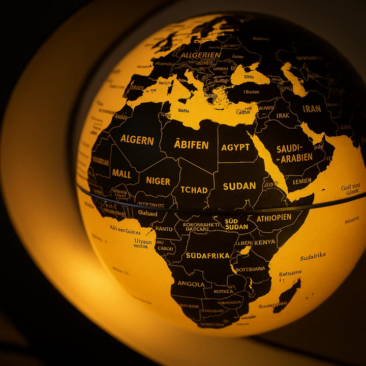 Skanto | AstroGlobe LED Verdens Globe – Flytende Globe Lampe med Magnetisk Oppheng