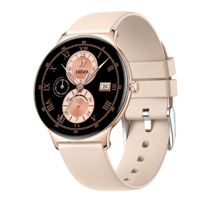 Skanto | SlimFit Ultimate Smartwatch – Ultratynn, helseovervåking & AMOLED-skjerm