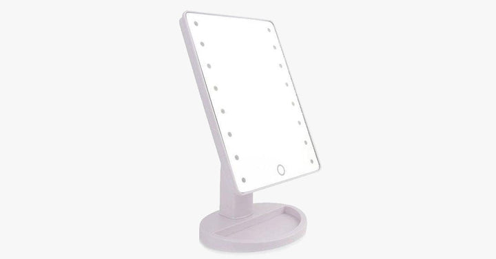 Skanto | LED Sensor Sminkespeil med 180-Graders Svingefunksjon - Bruk det på din måte