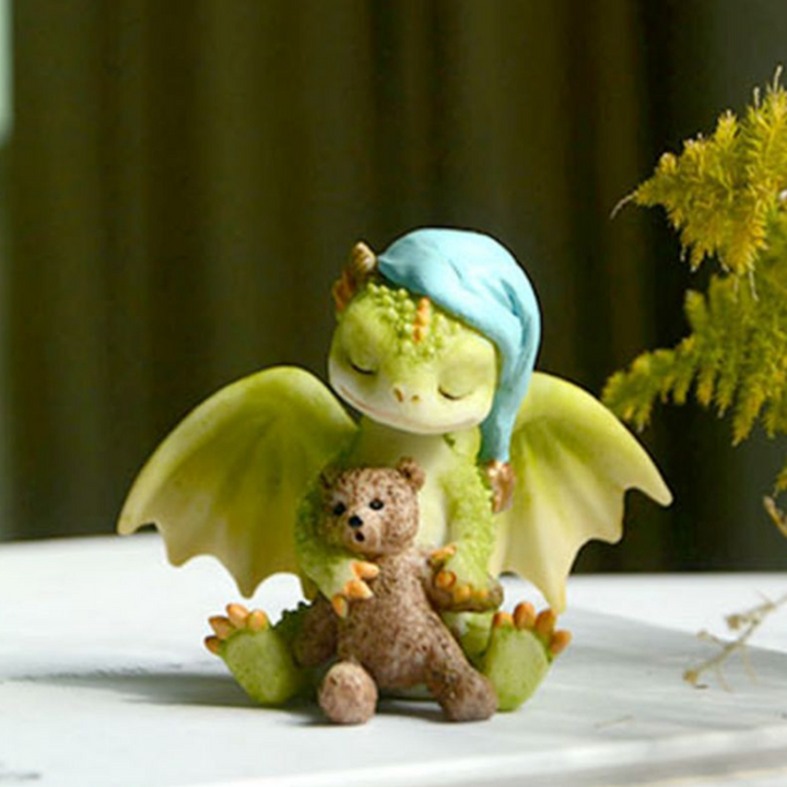 Skanto | Mini søt drage statue dekorasjon