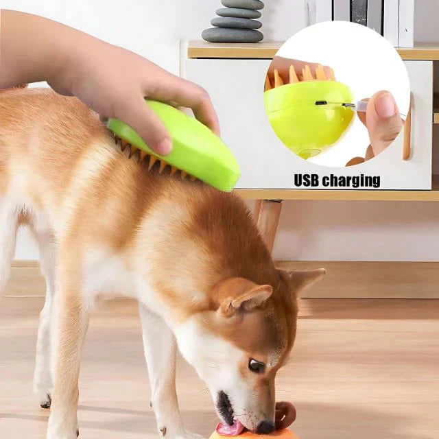 Skanto | Steamy Dog Brush - Ikke mer pels overalt