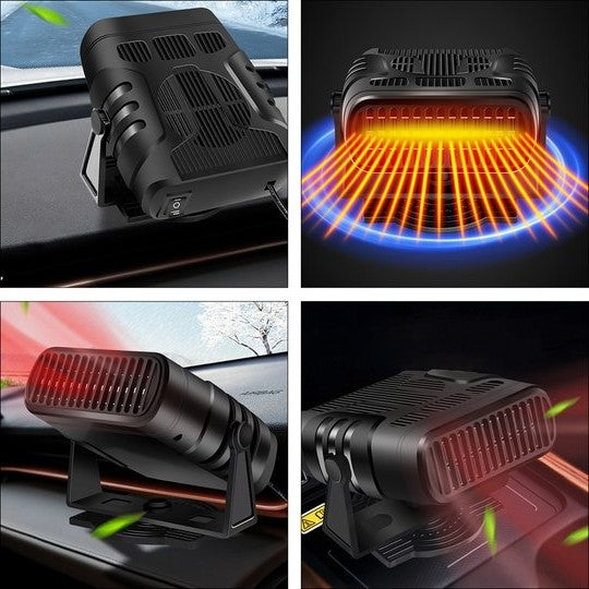 Skanto | AutoHeat 12V Varme- og Kjølevifte – Rask Avriming og Komfort for Biler