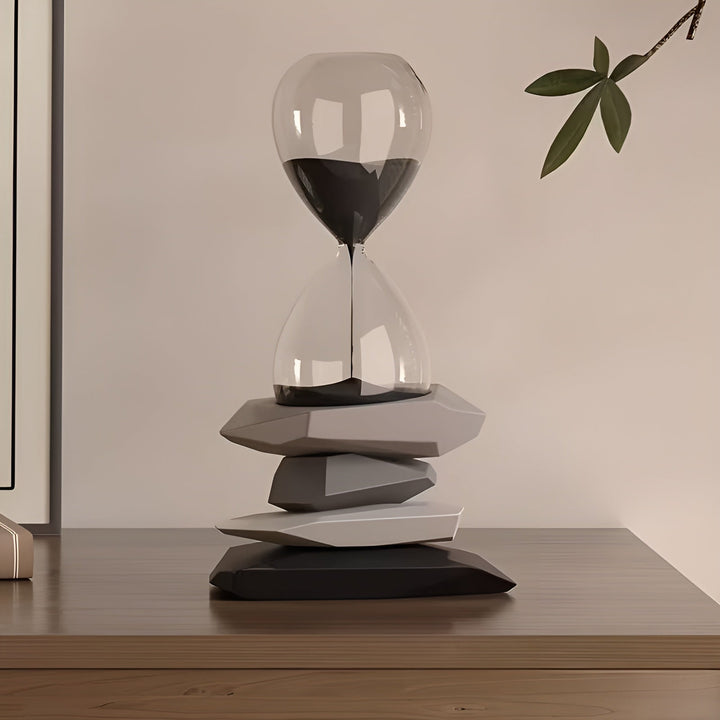 Minimalist Timeglass – Tidøs & Dekorativ | Perfekt for Stue og Kontor | Skanto