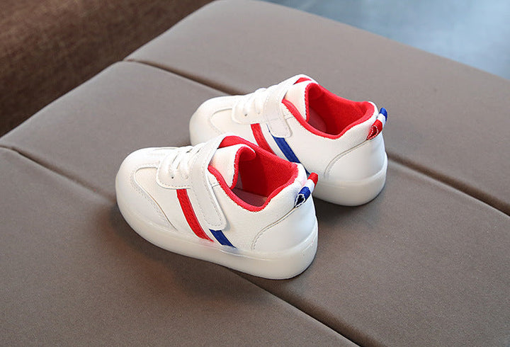 Skanto | LED Barne Sneakers med fleksibel såle