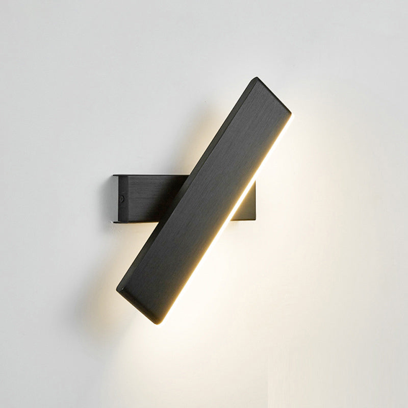 Roterbar Bar Formet Vegglampe Moderne Aluminium LED Vegglampe Vegglampe for Soverom | Skanto