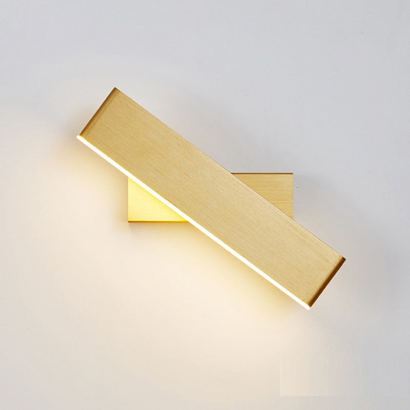 Roterbar Bar Formet Vegglampe Moderne Aluminium LED Vegglampe Vegglampe for Soverom | Skanto