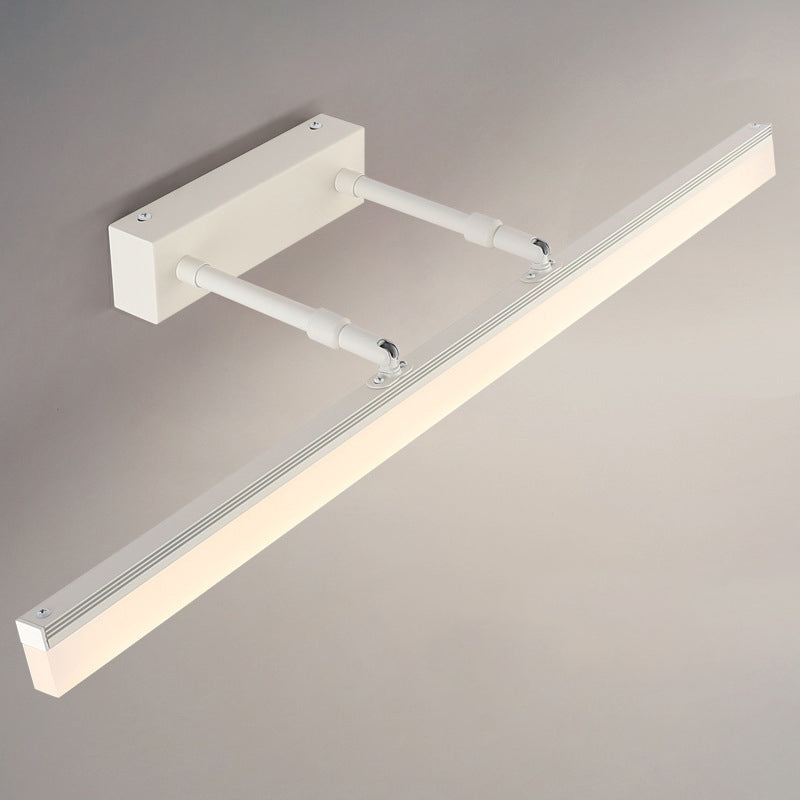 Utfellbar Stang Vanity Vegglampe Minimalistisk Akryl Bad LED Veggmontert Lysinnretning | Skanto