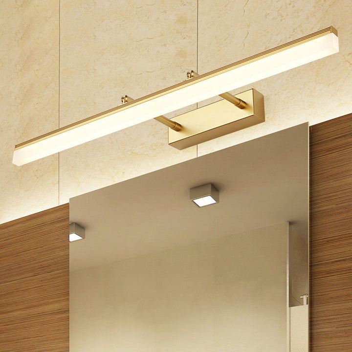 Utfellbar Stang Vanity Vegglampe Minimalistisk Akryl Bad LED Veggmontert Lysinnretning | Skanto