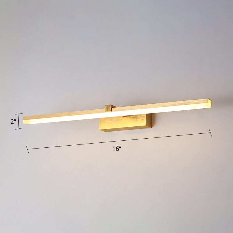 Gull LED-baderomslykt i moderne design