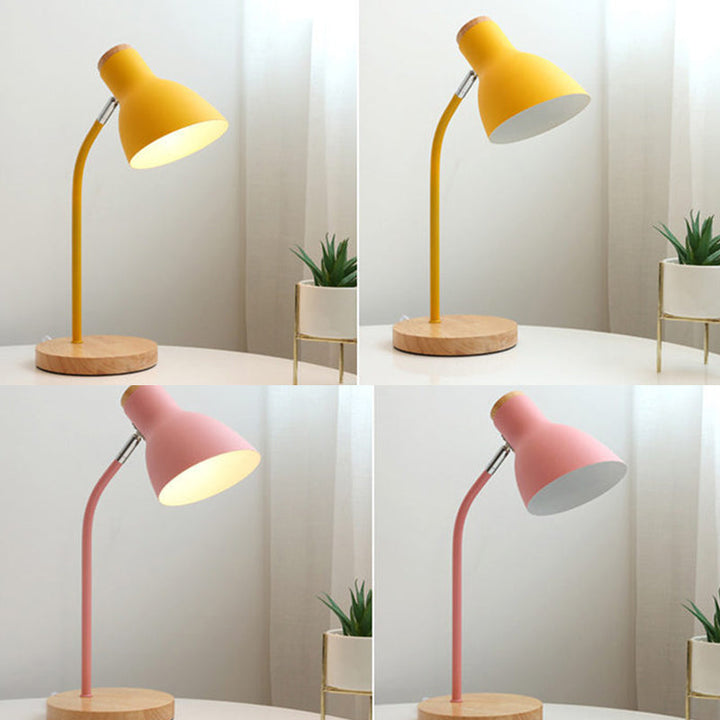 Gledelig Macaron-Tae-lampe for barnerommet – LED-nattbordlampe med leken design og robuste materialer