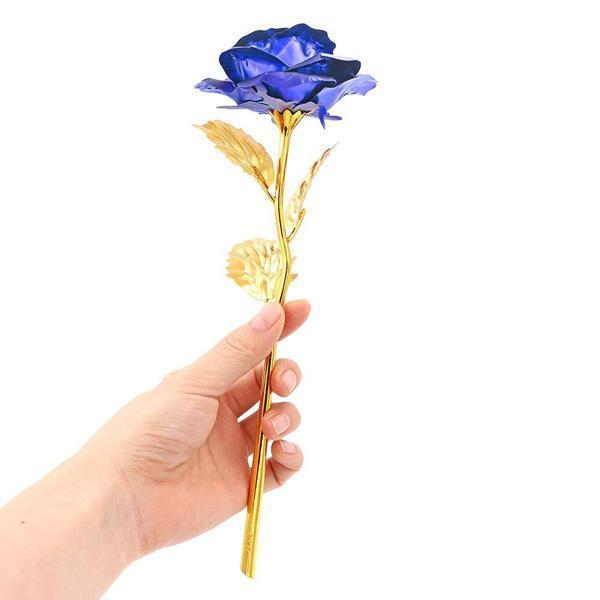 24K Gullfolie Rose Med Boks | Skanto