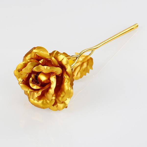 24K Gullfolie Rose Med Boks | Skanto