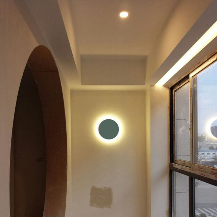 Skanto | GlowOrb Minimalistisk Rund LED Vegglampe | Fargevariasjon | Dimmbar Lys
