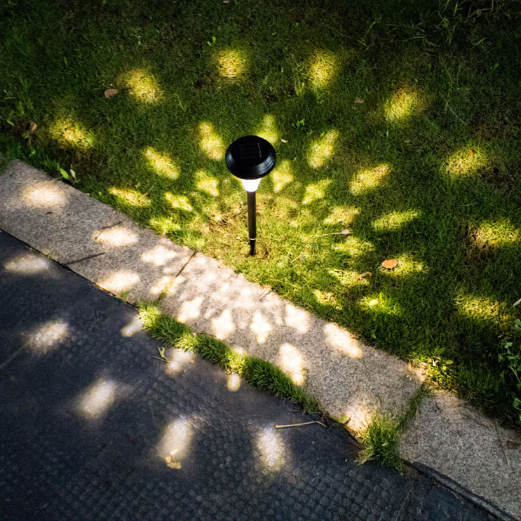 Moderne Solar Glass Cone LED Utendørs Hage Bakkeinnsatts Landskapslys | Skanto