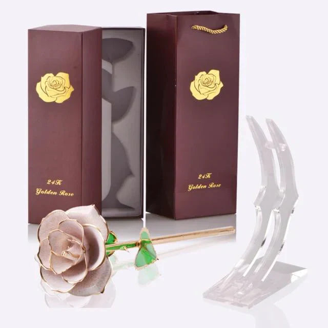 Skanto | 24k Gulldyppet Evig Rose
