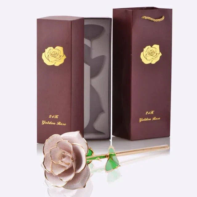 Skanto | 24k Gulldyppet Evig Rose