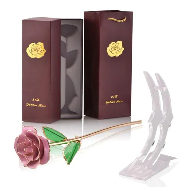 Skanto | 24k Gulldyppet Evig Rose