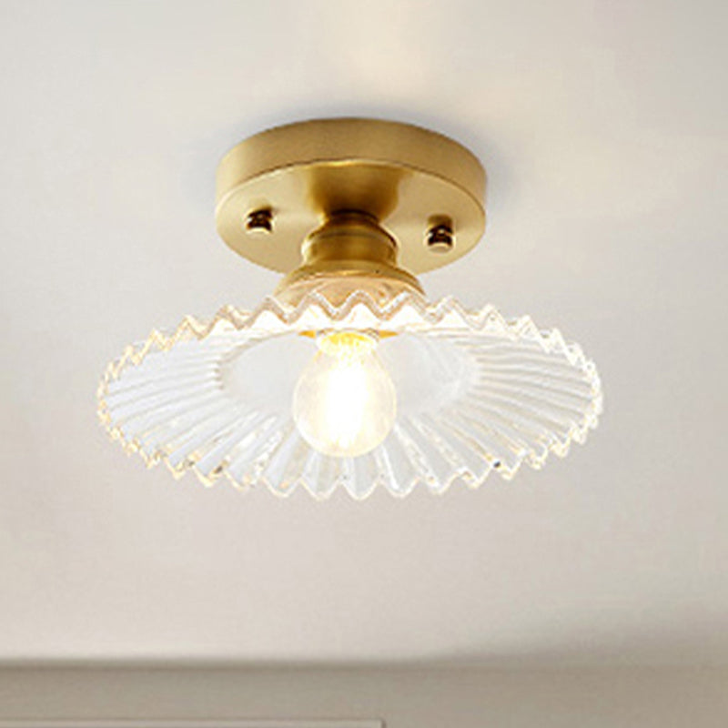 Skanto | Taklampe Vintage Glass Flushmount Fixture