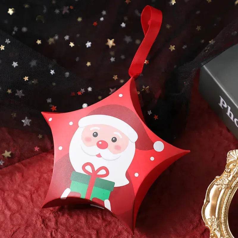 Skanto | Julegavebokser Julemann Godteriboks Stjerneformede Gleder til hjemmet Nyttår Xmas dekor Barnas gaver