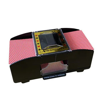 Automatischer Spielkartenmischer – Ideal for 2/4/6 Kartenspiele, elektriske Spielkartenmischer for Poker