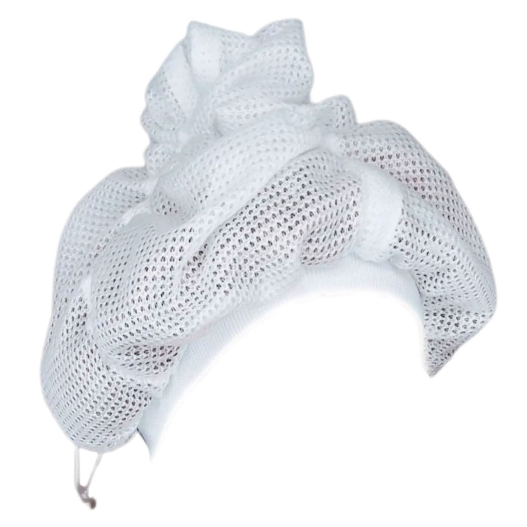 Skanto | Net Plopping Cap for Curly Hair – Frizz-Free Drying Bonnet