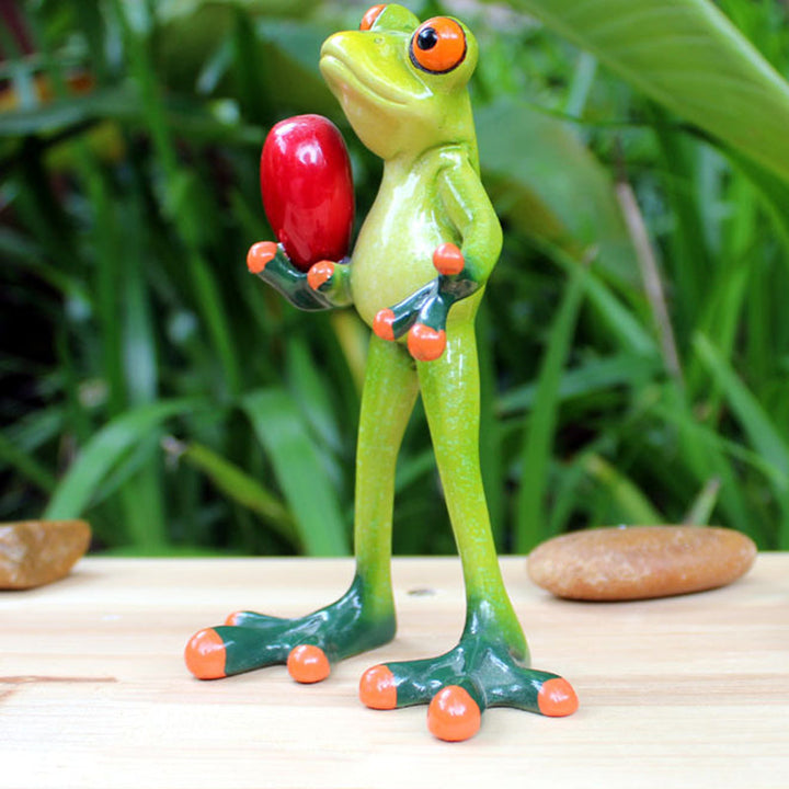 Skanto | Festival Frog Resin Crafts Frog Pastoral Ornament