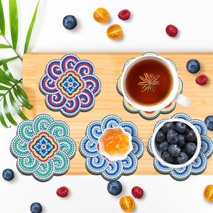 Skanto | Diamond Crafts Coaster Diamond Painting Coaster (Mandala)