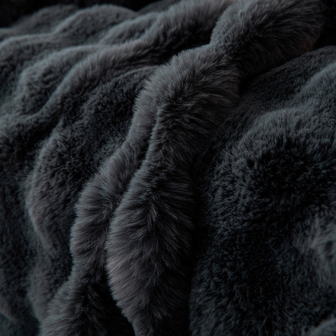 Luksus Ripple Faux Fur Sofa Deksel - Moderne, Stilig & Holdbar Sofa Beskyttelse | Skanto