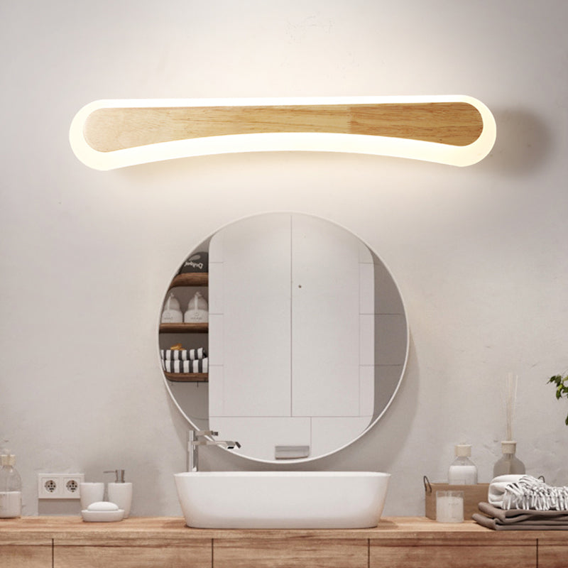 Skanto | Moderne Badkamer Vanity Lys Tre LED Vanity Lys utstyrt med Akril Skjerm