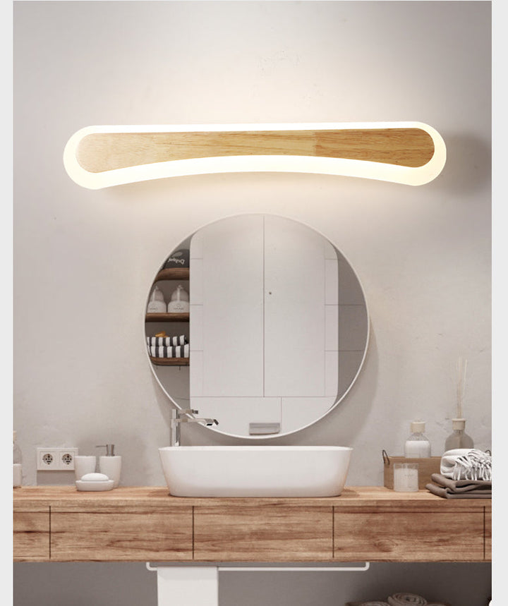 Skanto | Moderne Badkamer Vanity Lys Tre LED Vanity Lys utstyrt med Akril Skjerm
