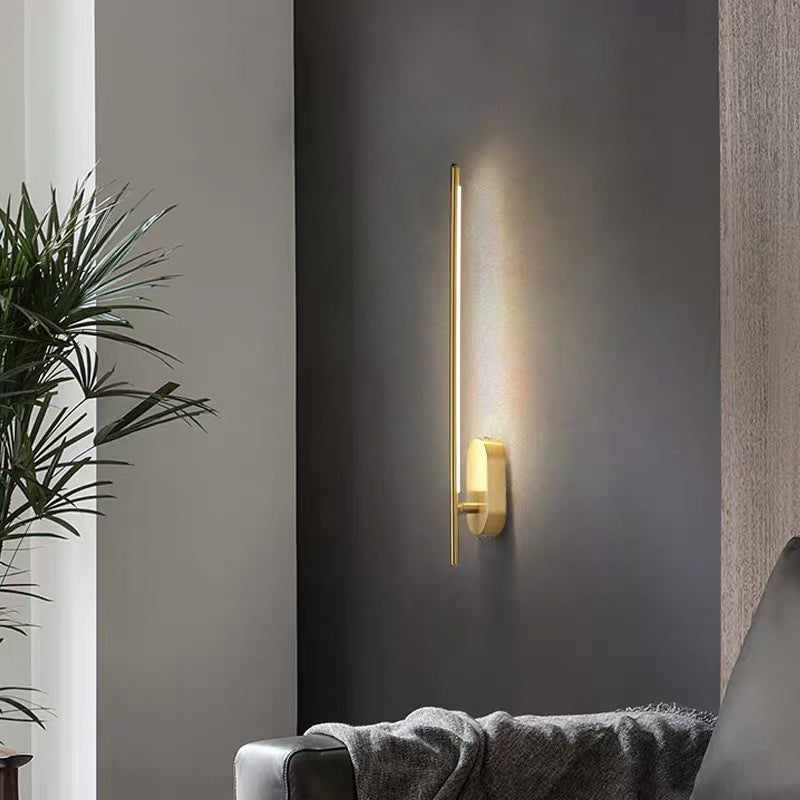 Skanto | Liniære Striper Veggbelysning Moderne Metall Veggmontert Lampe for Soverom Stue