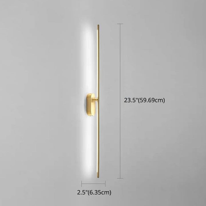 Skanto | Liniære Striper Veggbelysning Moderne Metall Veggmontert Lampe for Soverom Stue