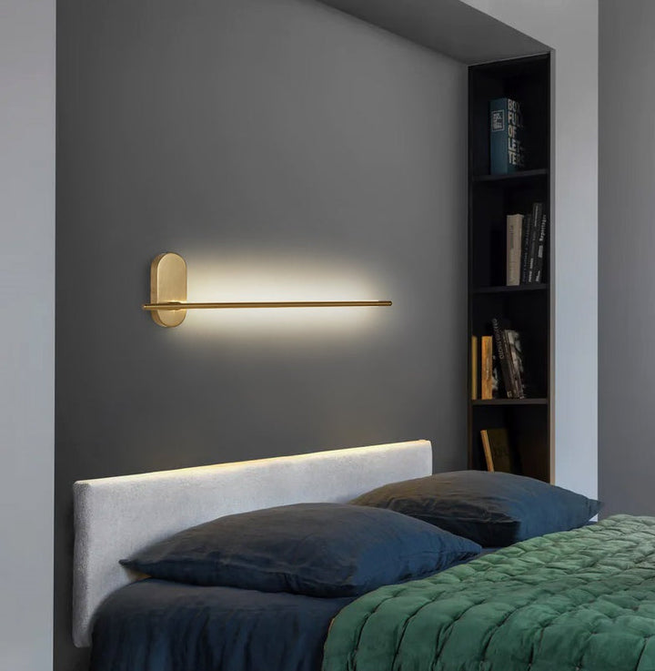 Skanto | Liniære Striper Veggbelysning Moderne Metall Veggmontert Lampe for Soverom Stue