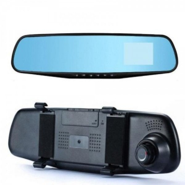 SafeMirror HD Speil med Dashcam – 1080p, Bevegelsesdeteksjon & Bredvinkel | Skanto