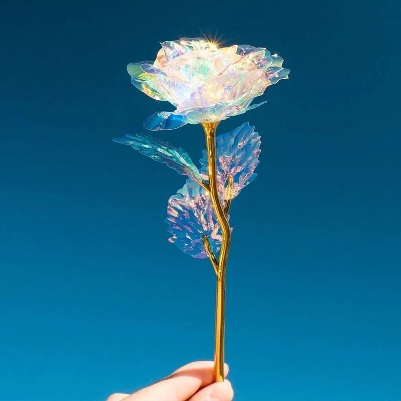 Skanto | Til Gaven Til Dine Kjære - Fargerik Glassrose