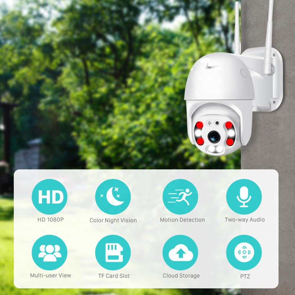 SecureView 360 – Trådløst sikkerhetskamera med 360° dekning | Skanto