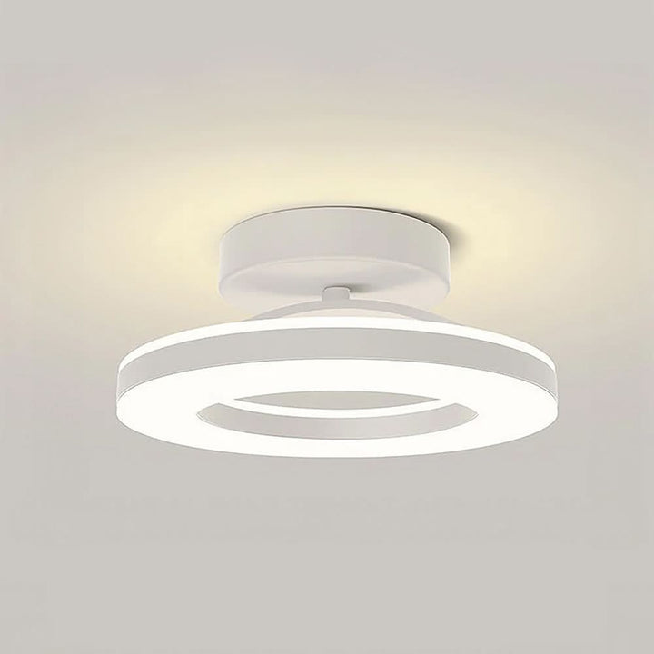 Skanto | ZAYNO Svart LED Taklampe – Moderne Innfelt Montert