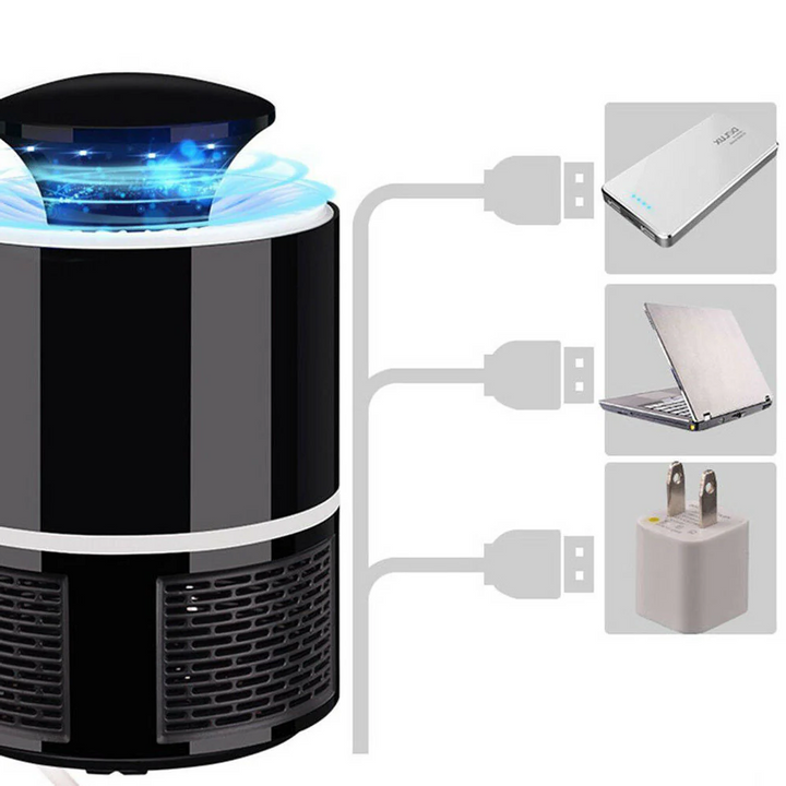 StilVang LED Myggfelle – Hviskende Insektsfanger med UV-lys for innendørs bruk | Skanto