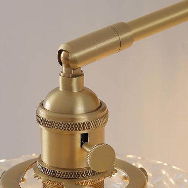 Skanto | Nordisk Minimalistisk Kreativ Messing Sylinder 1-Lys Vegglampe