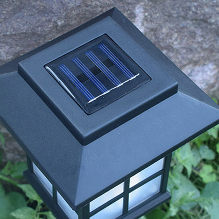 Tradisjonell europeisk vanntett solenergi ABS PC-plast rektangulær LED landskapsbelysning for hage | Skanto