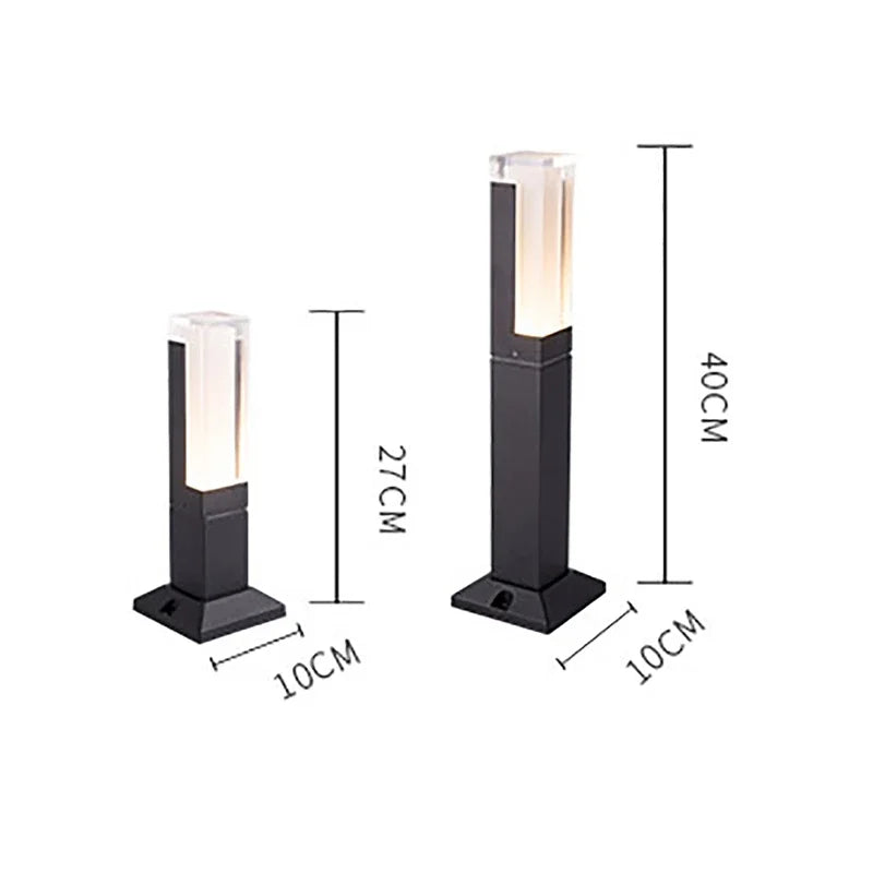 Skanto | Elegant Solar Post Lys