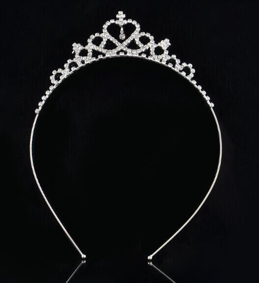 Damer Elegant Krystall-Tiara Skanto