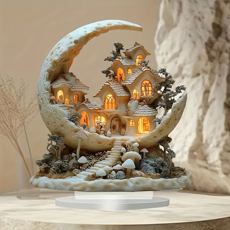 Skanto | Bohemian Akryl Statue | Fantasi Dekor Innendørs & Utendørs